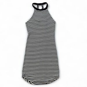 Vans Black and White Striped Dress - XS